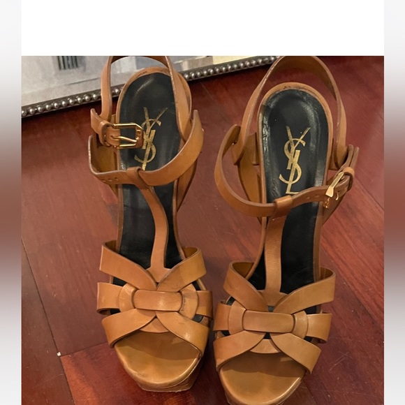 Yves Saint Laurent Shoes - YSL Tribute heels/ Color: Camel/ size 37